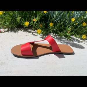 Women's Red Flip-Flops shoes